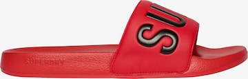 Mule Superdry en rouge : devant
