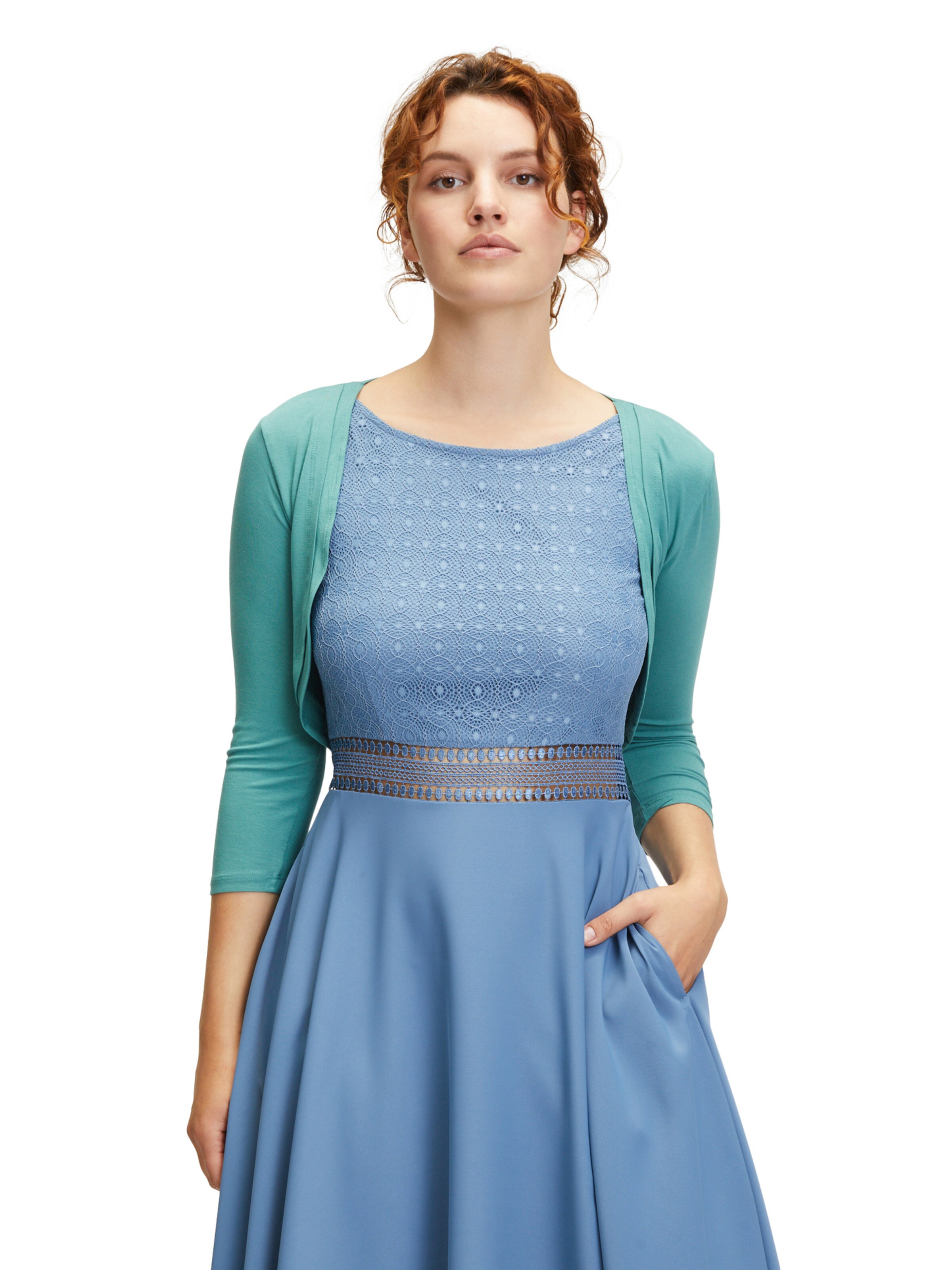 Vera Mont Bolero in Green: front