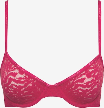 Calvin Klein Underwear - Soutien de tecido Soutien em rosa: frente