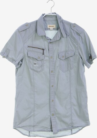 DIESEL Button Up Shirt in S in Grey: front