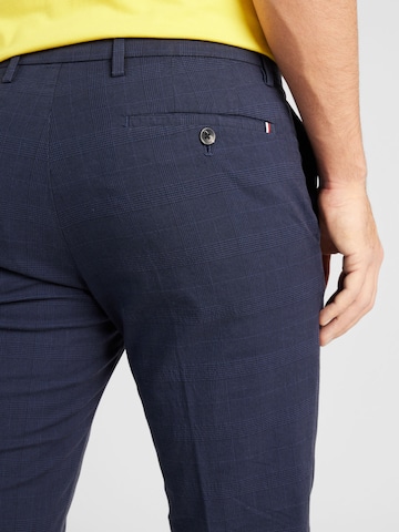 TOMMY HILFIGER Regular Pants 'DENTON PRINCE OF WALES' in Blue