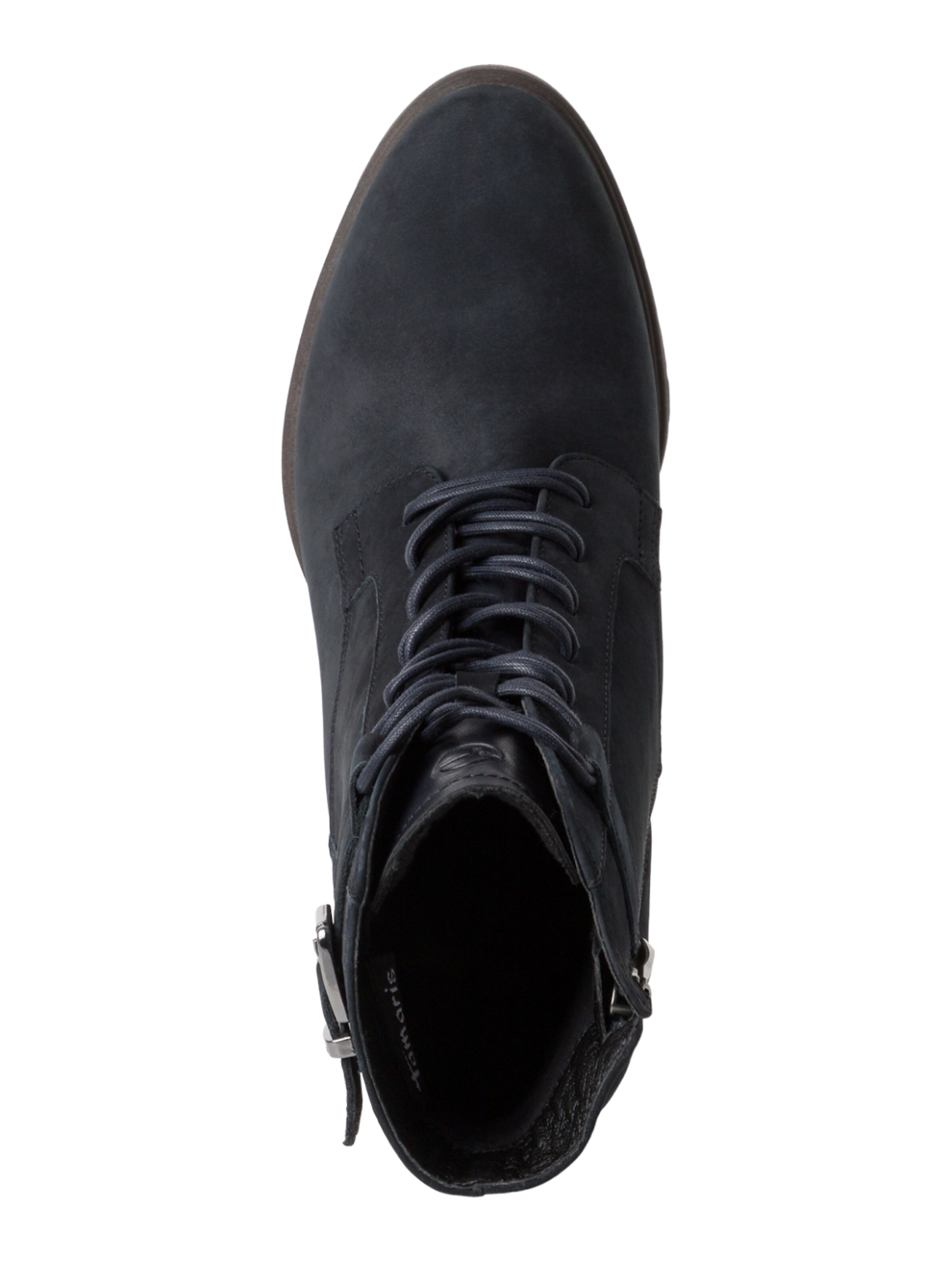 Tamaris Μποτάκι με κορδόνια σε μπλε