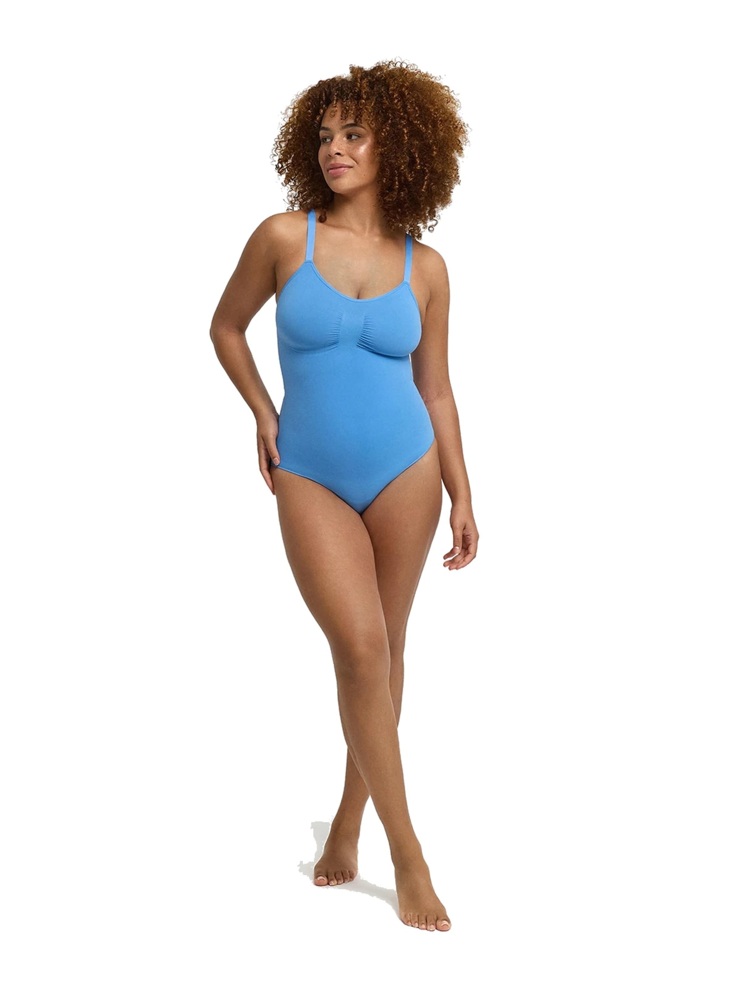 cfab Shaping bodysuit 'Bodysuit Sculpting Shapewear mit Slip' in Blue