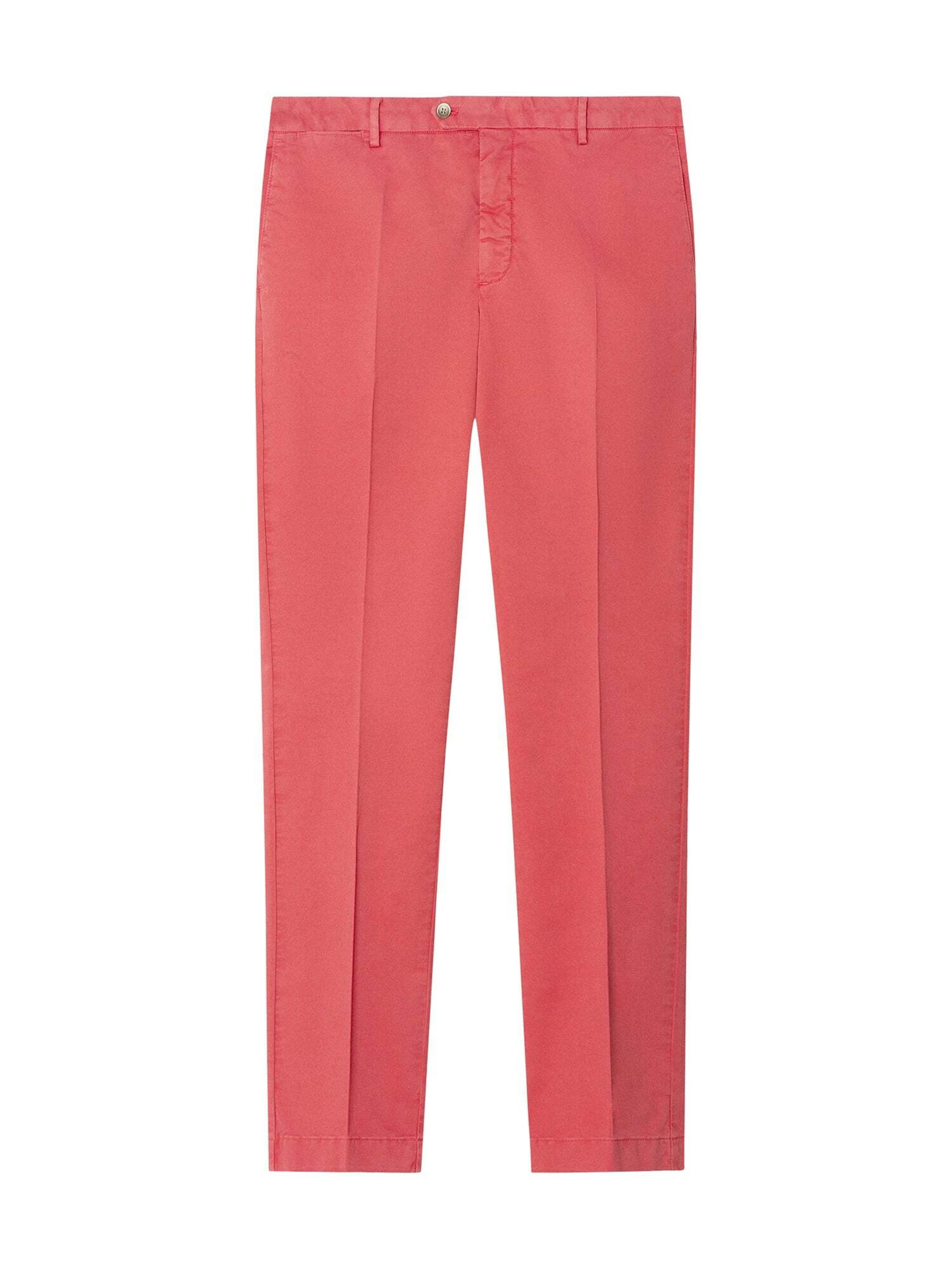 Hackett London Pantalon à plis 'Kenssington' en rouge clair, Vue avec produit