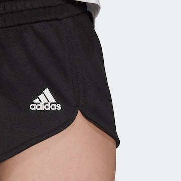 ADIDAS SPORTSWEAR Regular Sportbroek 'Hyperglam Mini' in Zwart