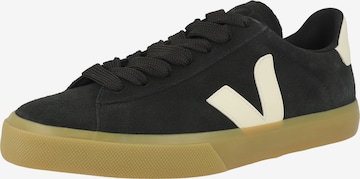 Sneaker bassa 'Campo' di Veja in nero: frontale