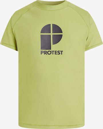 PROTEST Functioneel shirt 'PRTCATER' in Groen: voorkant