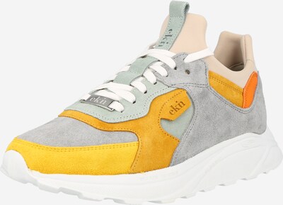 Sneaker low 'Larch' EKN Footwear pe galben miere / galben citron / gri fumuriu / verde mentă, Vizualizare produs