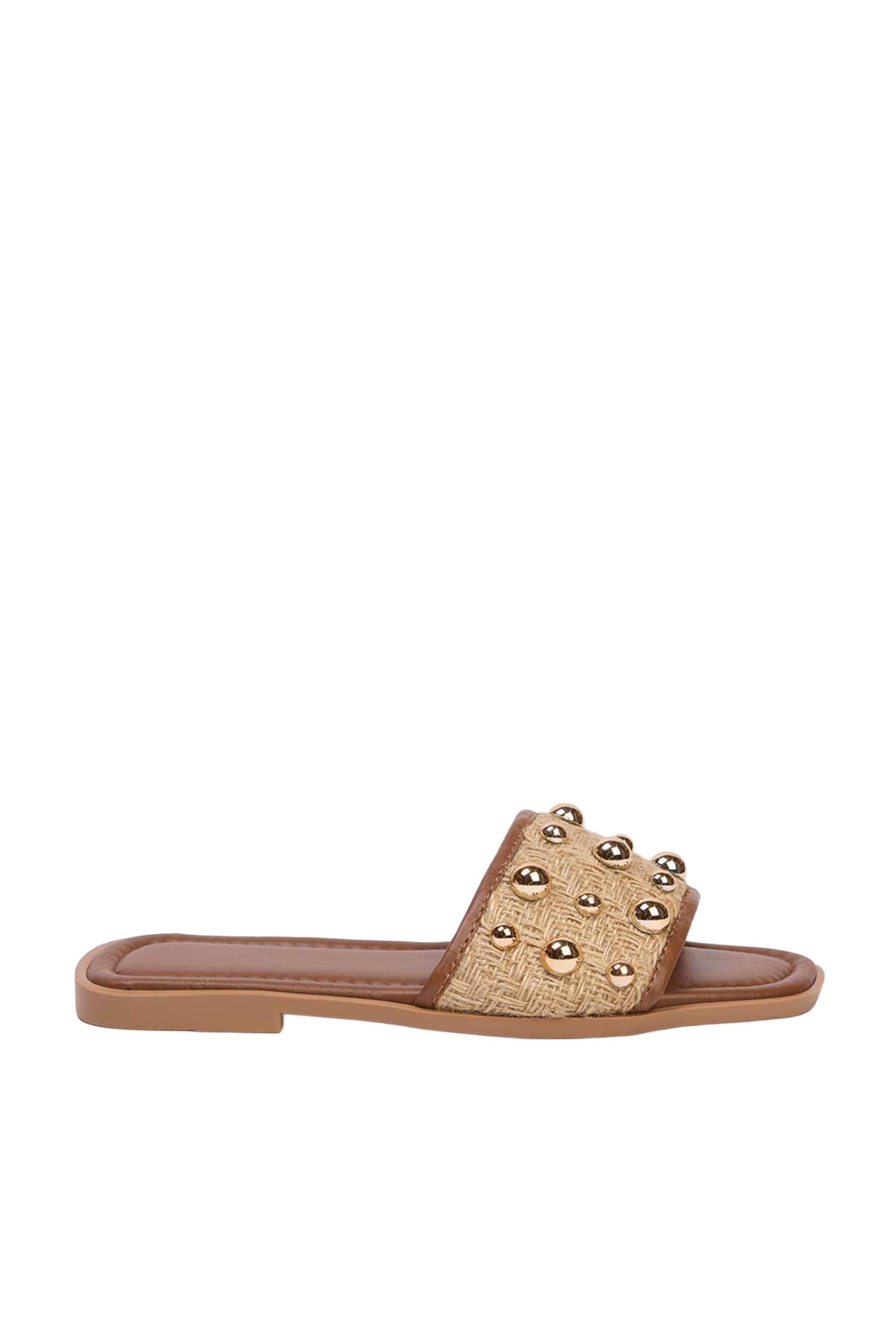 Mule Trendyol en beige : devant