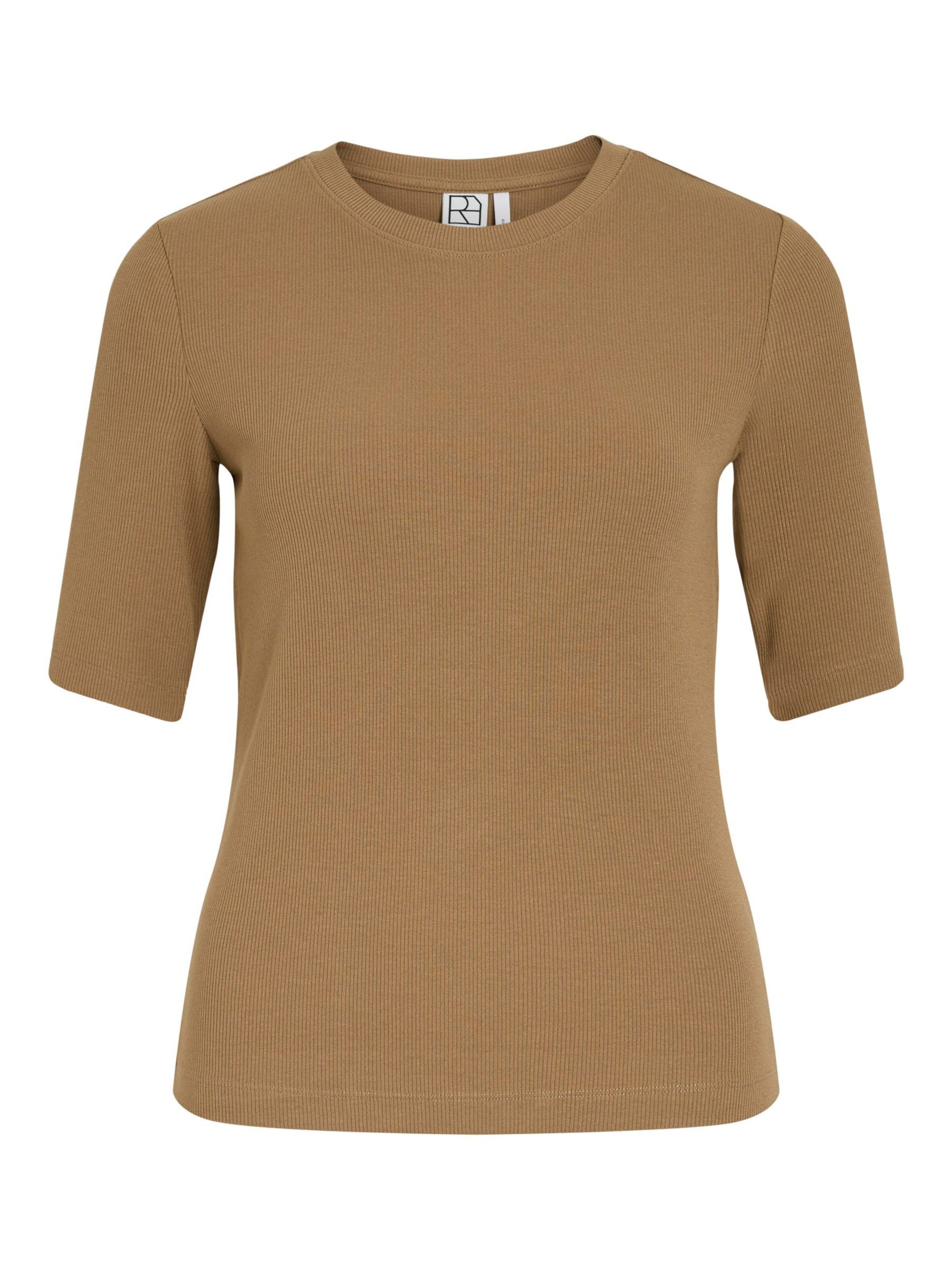 ROUGE EDIT Shirt in Braun: Vorderseite