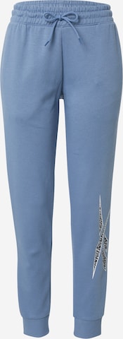 Reebok Sport Workout Pants 'Modern Safari' in Blue: front