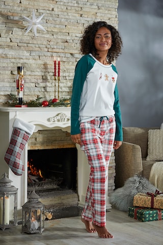 LASCANA Pajama Pants in Red: front