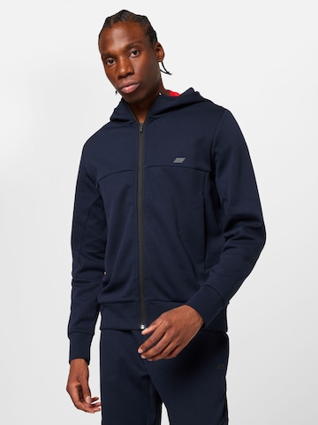 Veste de survêtement TOMMY HILFIGER en bleu : devant