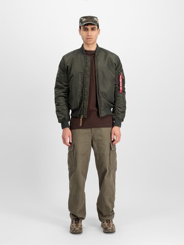 ALPHA INDUSTRIES Between-Season Jacket 'MA-1 VF 59' in Green