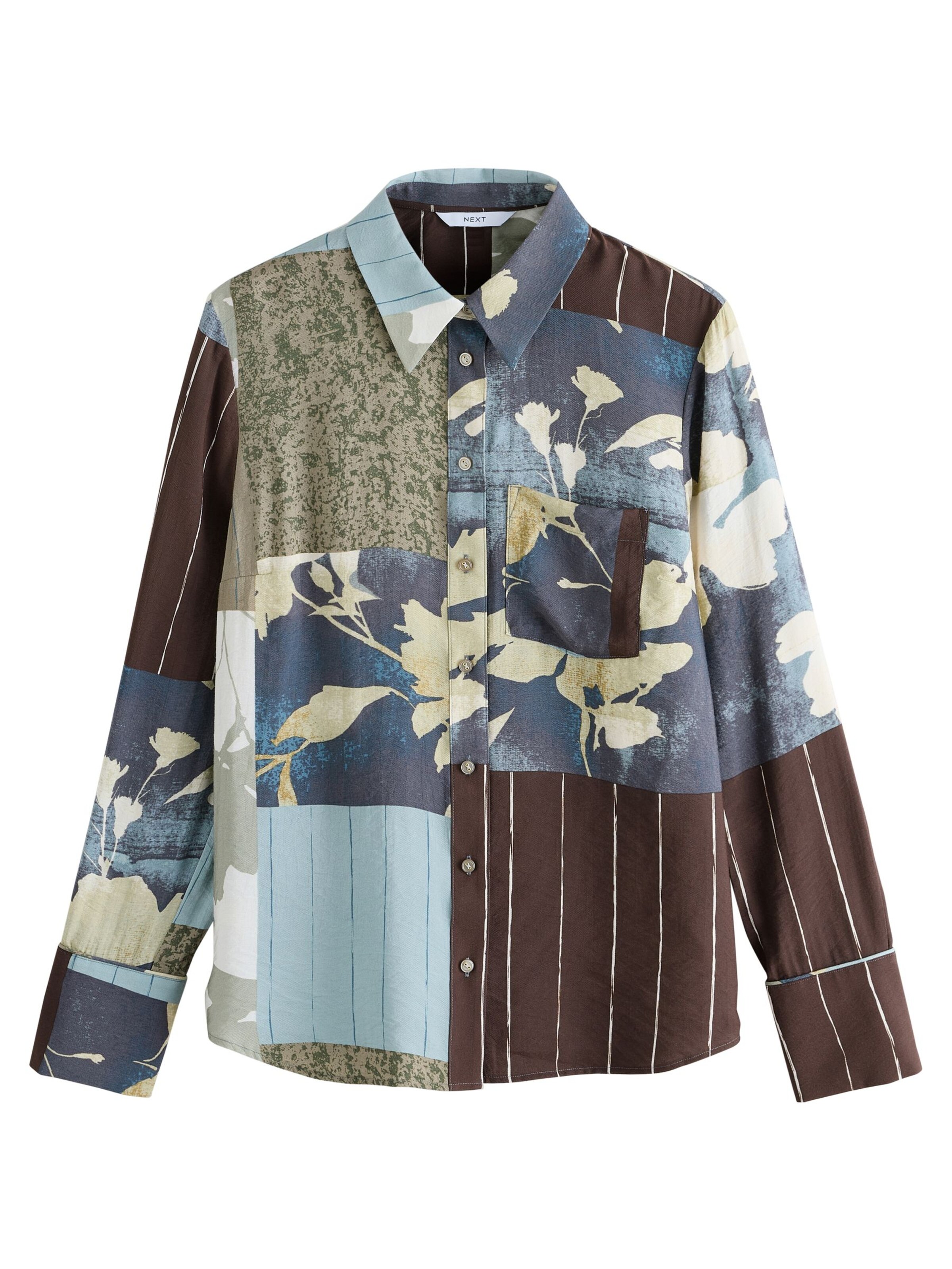 Next Bluse in Blau: Vorderseite