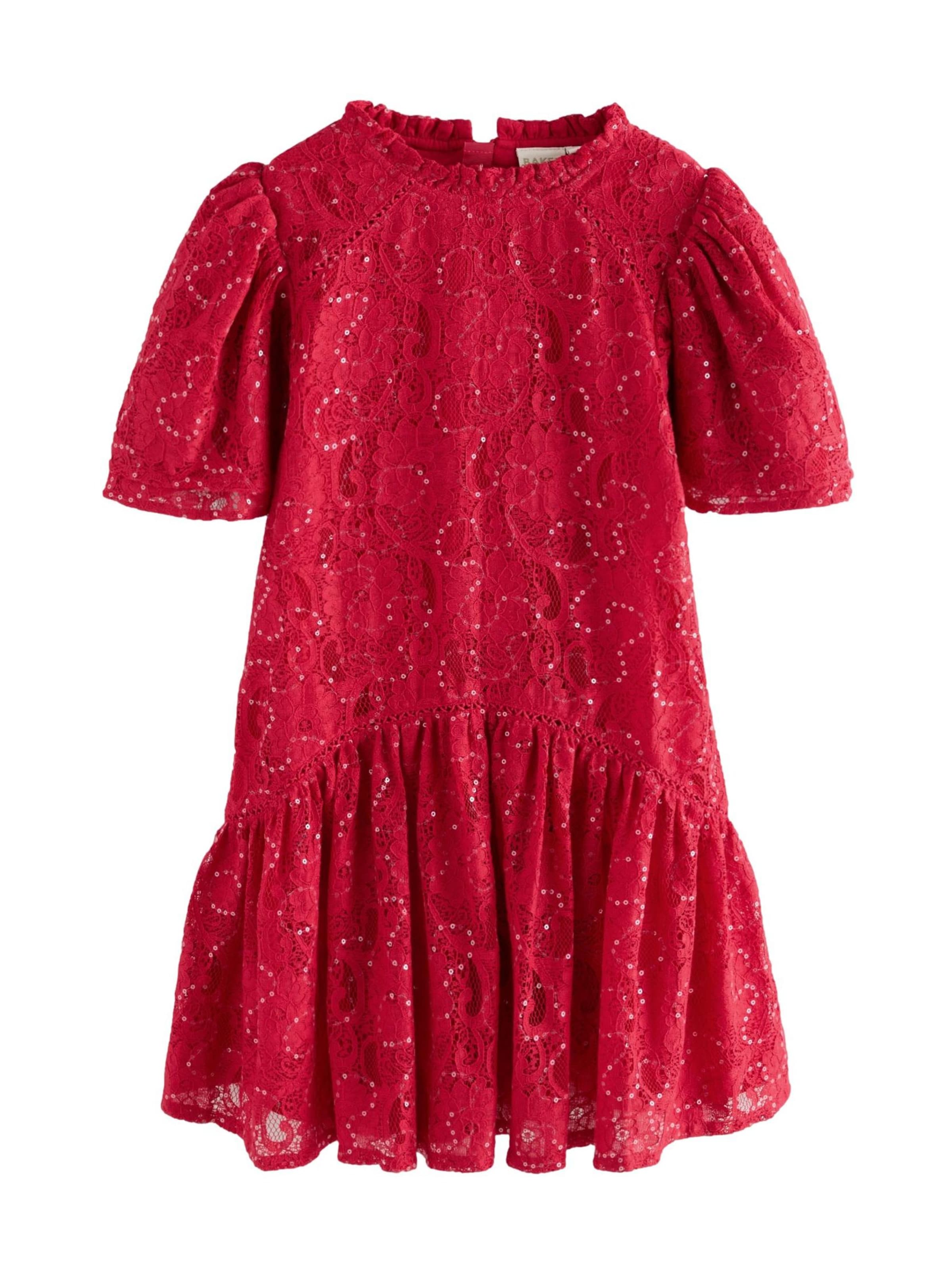 Rochie de la Baker by Ted Baker pe roșu: față