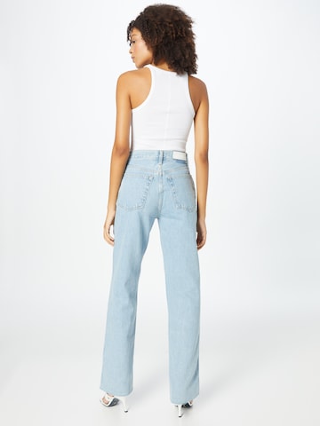 RE/DONE Bootcut Jeans  '90S HIGH RISE LOOSE' in Blau