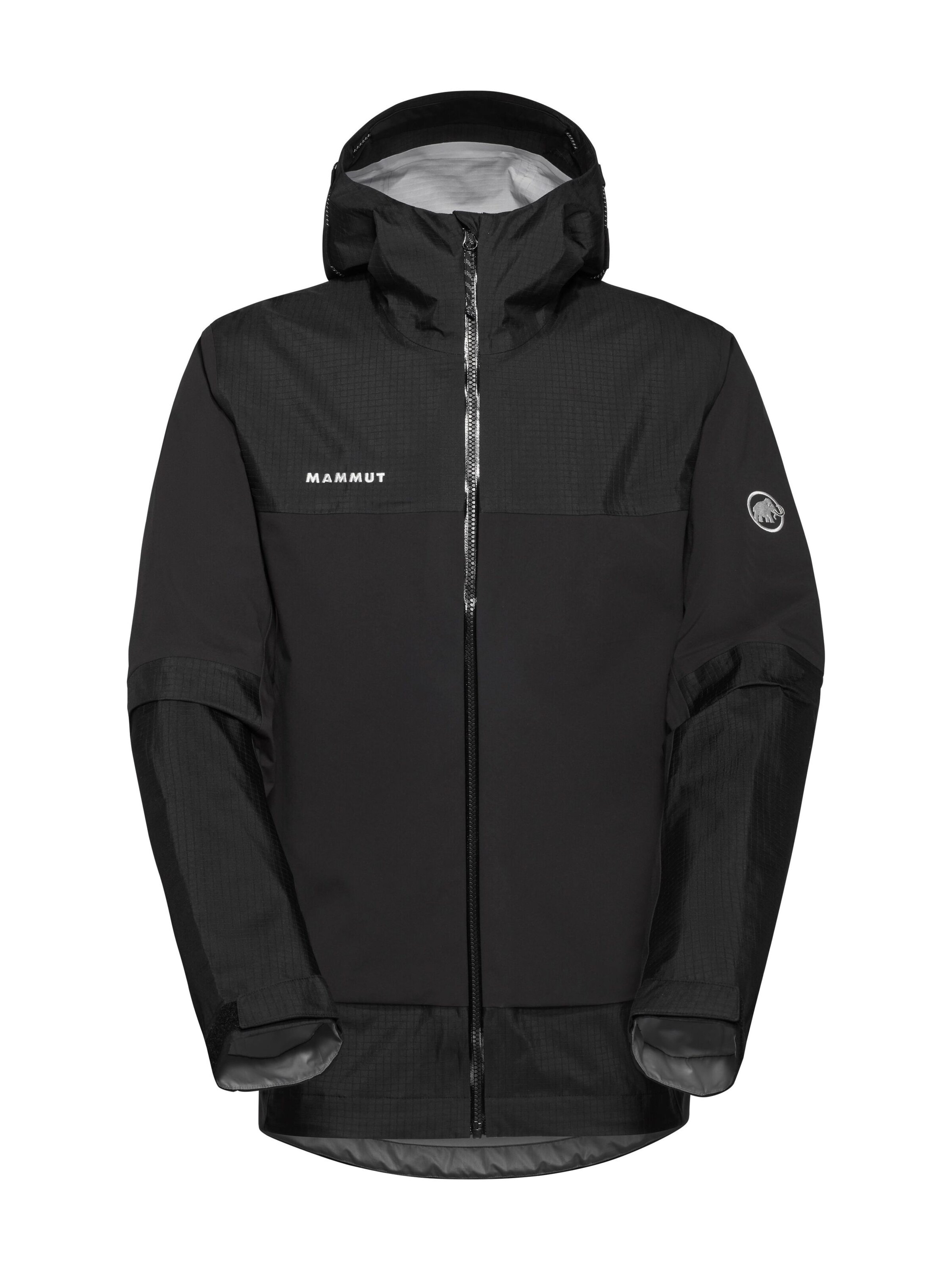 MAMMUT Outdoorjacke 'Ducan Guide' in Schwarz: Vorderseite