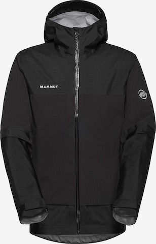 MAMMUT Outdoorjacke 'Ducan Guide' in Schwarz: Vorderseite