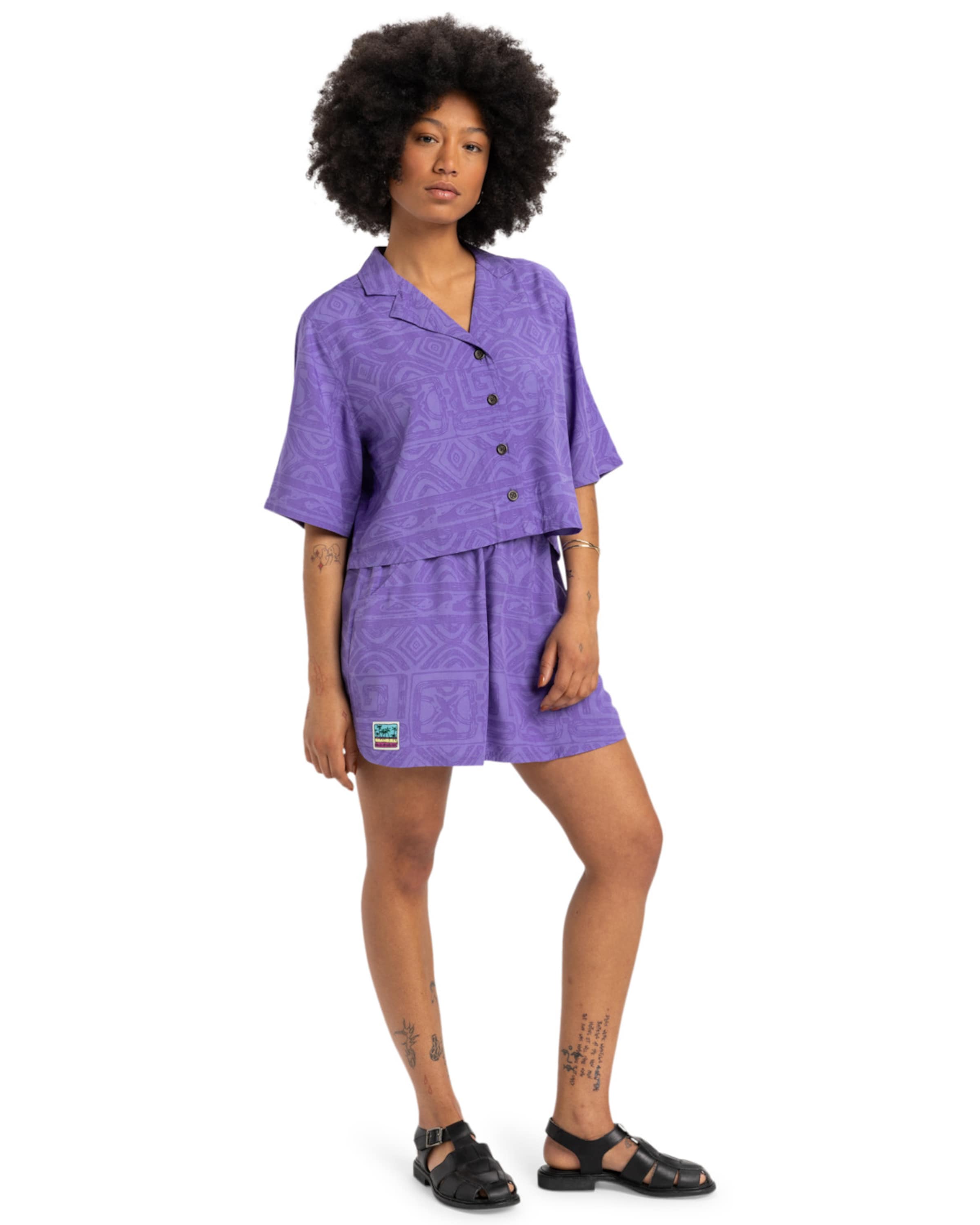 QUIKSILVER Blouse in Purple