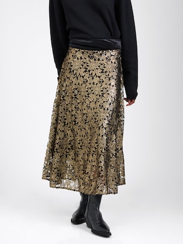 Derhy Skirt in Gold: front