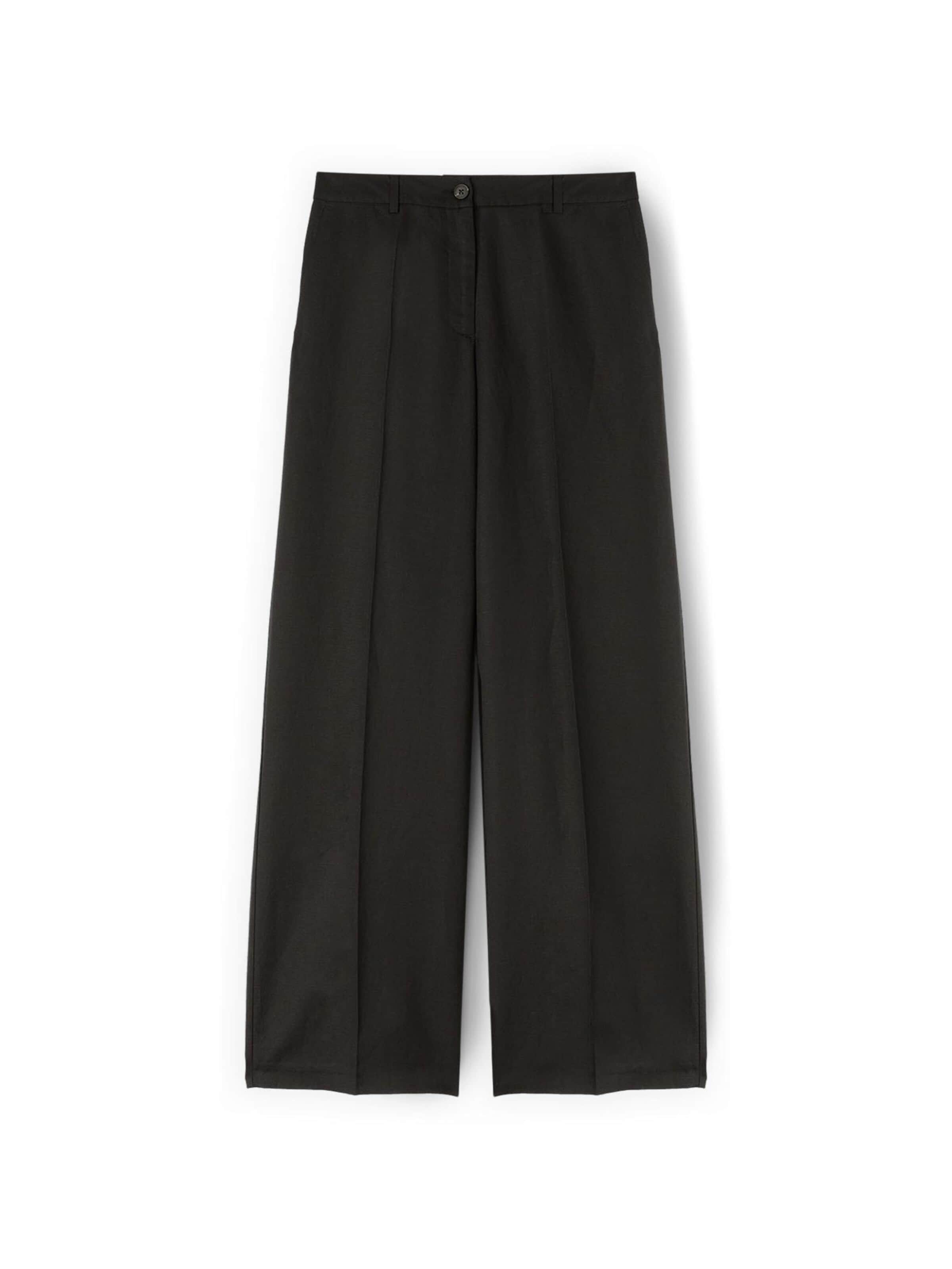 MOTIVI - Pierna ancha Pantalón en negro: frente