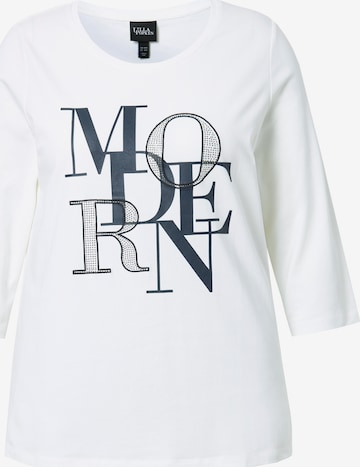 Ulla Popken Shirt in Weiß: Vorderseite