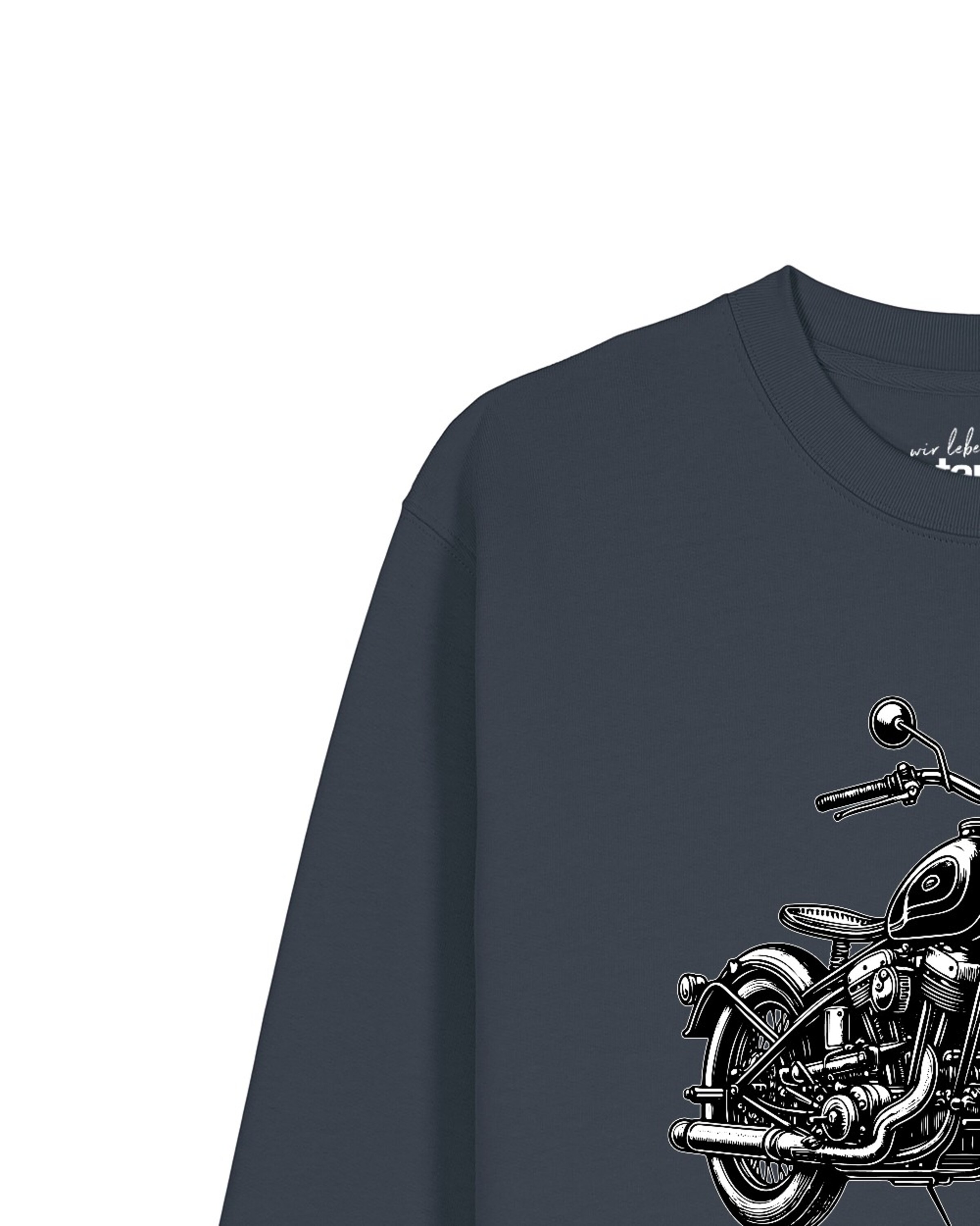 Sweat-shirt 'Classic Motorrad' Watapparel en gris
