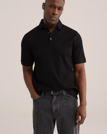 WE Fashion Свитер в Черный: спереди