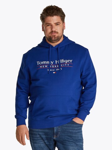 Felpa di Tommy Hilfiger Big & Tall in blu: frontale