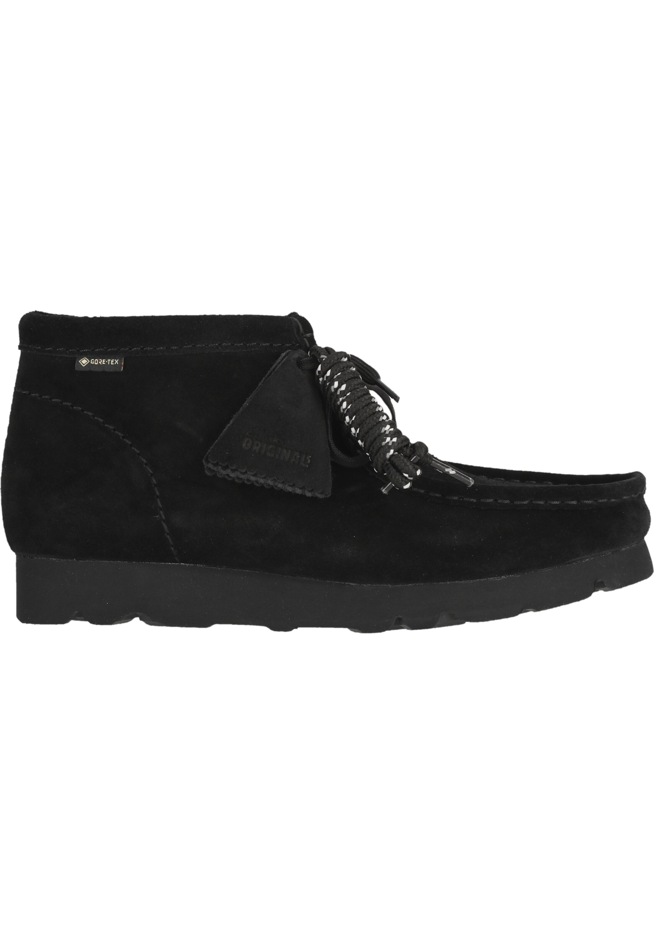 CLARKS Veterschoen 'WallabeeBT GTX' in Zwart