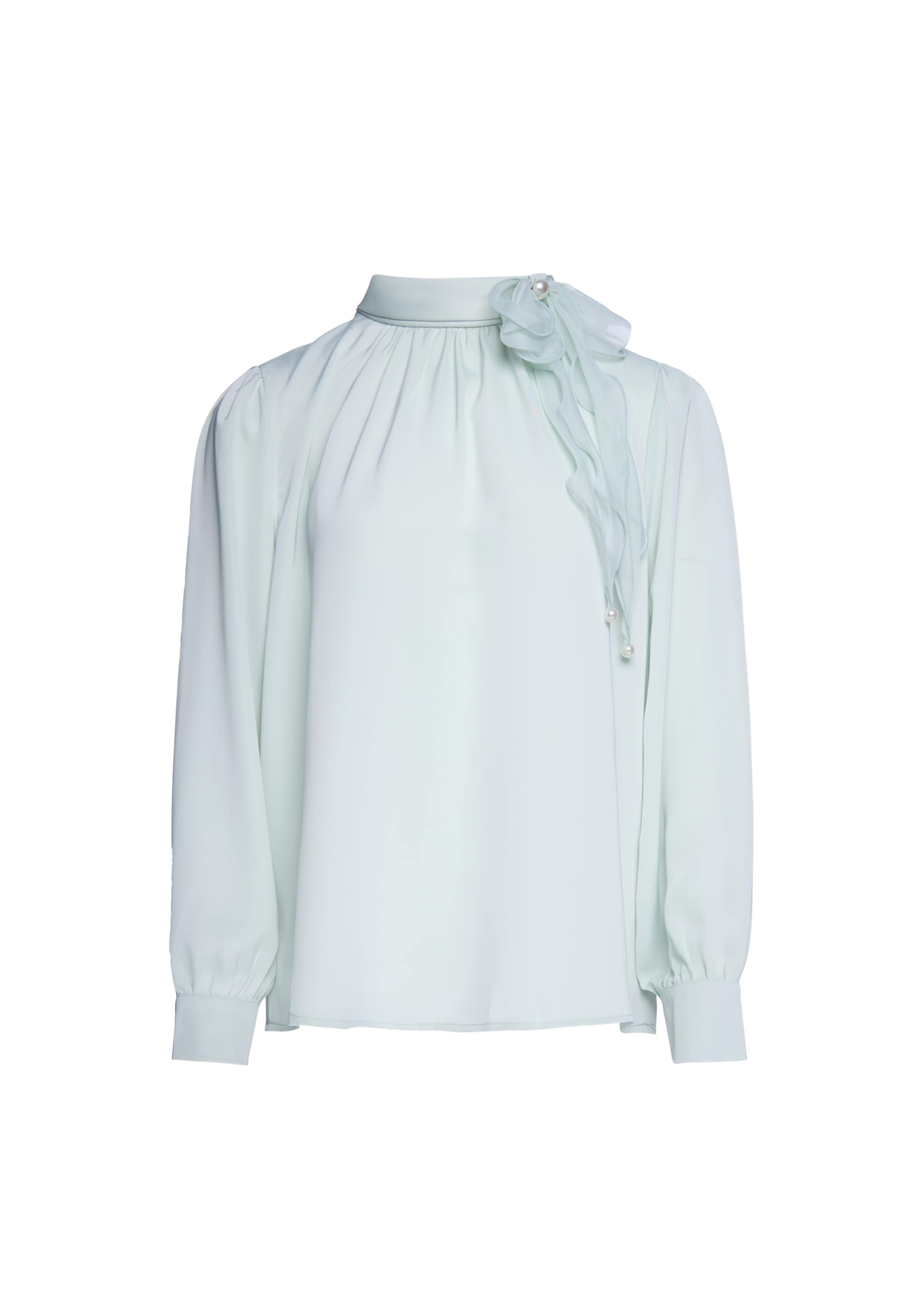 faina - Blusa 'GLOW' em verde: frente