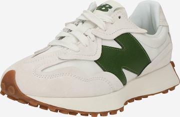 Sneaker bassa '327' di new balance in beige: frontale
