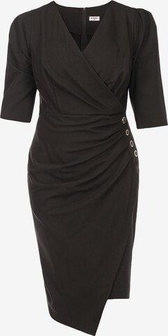 Robe de cocktail 'ALENA' Karko en noir : devant