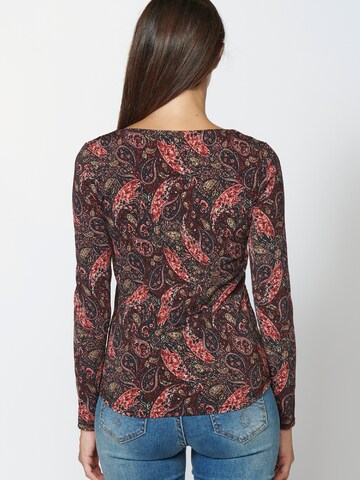 T-shirt KOROSHI en mélange de couleurs