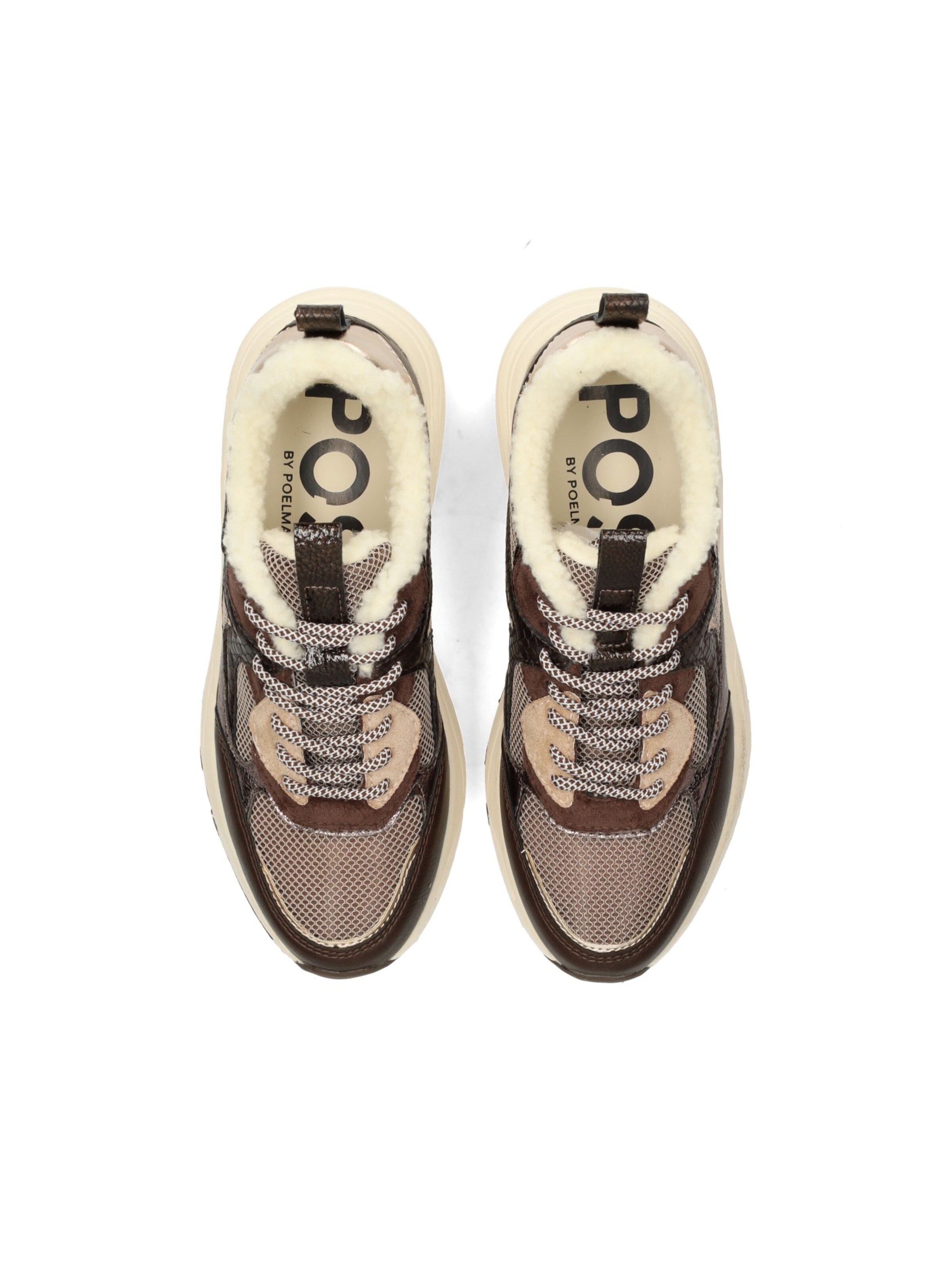 POSH by Poelman Sneakers laag in Bruin