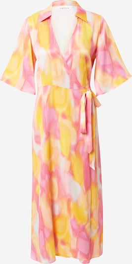 KAREN BY SIMONSEN Платье-рубашка 'Idris' в Золотисто-желтый / Светло-розовый / Белый, Обзор товара