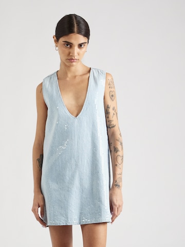 Calvin Klein Jeans - Vestido en azul: frente