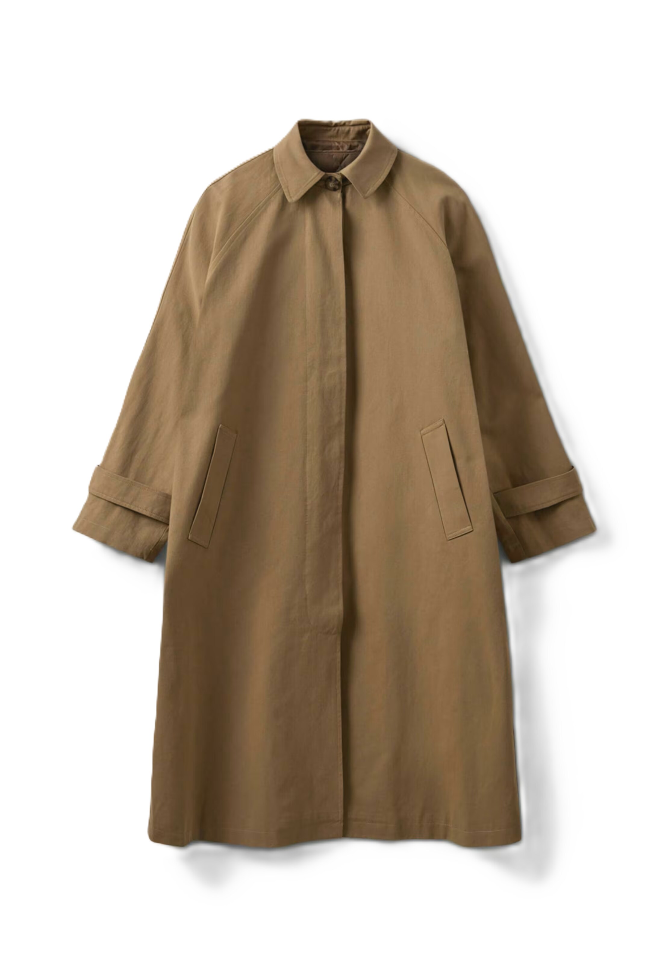 Sofie Schnoor Between-seasons coat 'Frakke' in XS in Caramel, Item view