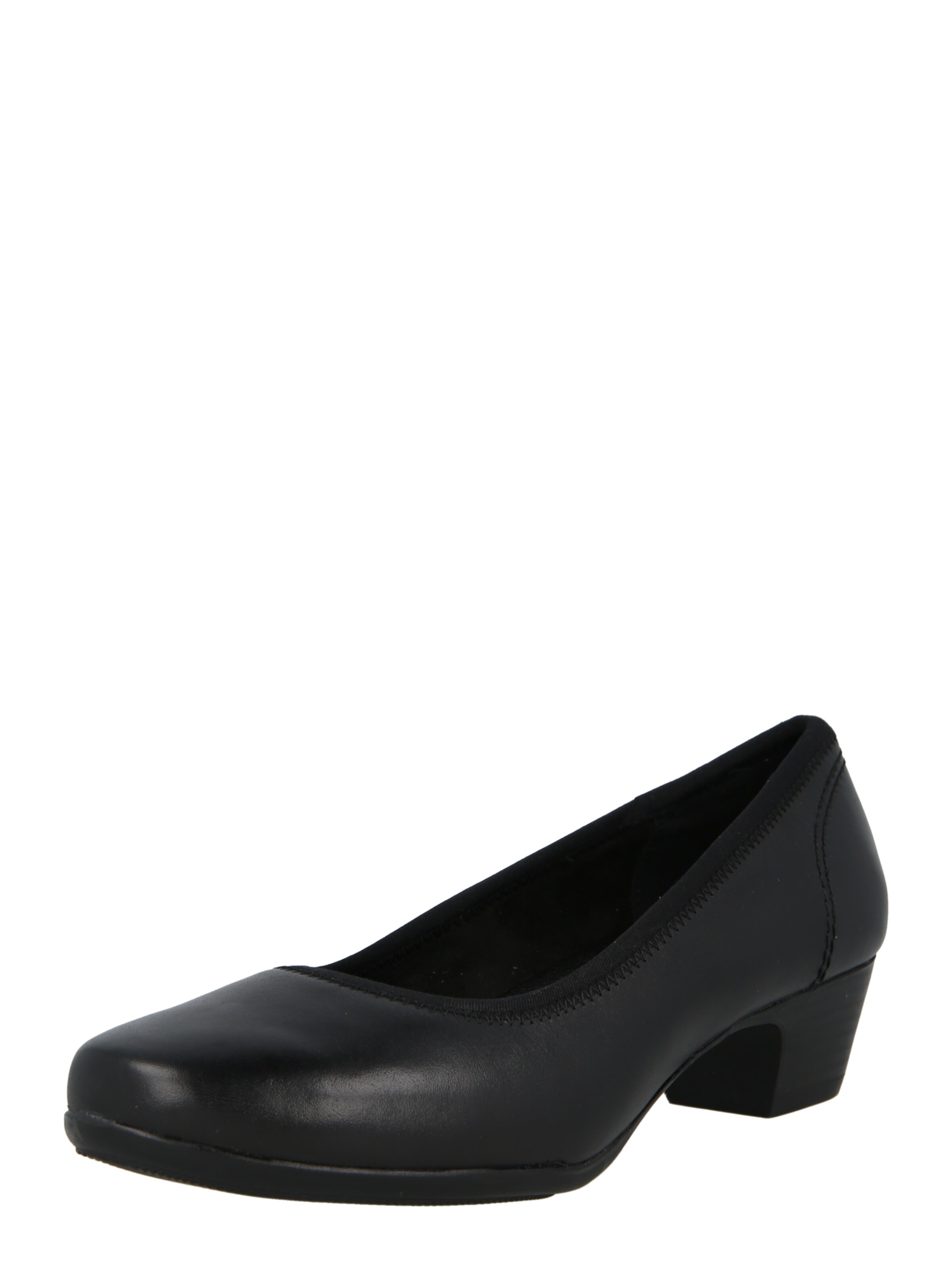 JANA - Zapatos con plataforma en negro: frente