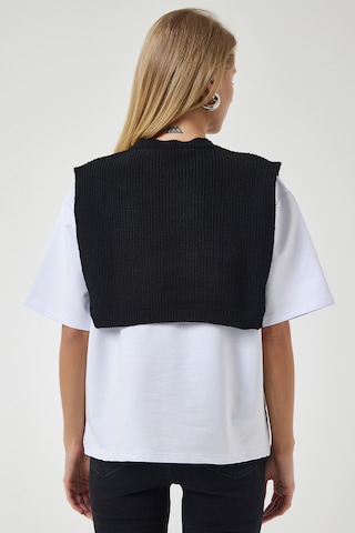 Happiness İstanbul Pulóver - fekete