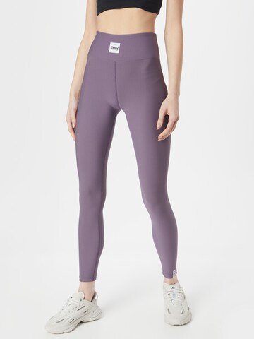 Skinny Pantalon de sport 'Icecold' Eivy en violet : devant