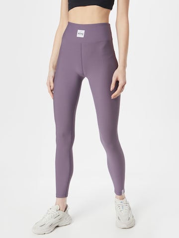 Eivy Skinny Workout Pants 'Icecold' in Purple: front