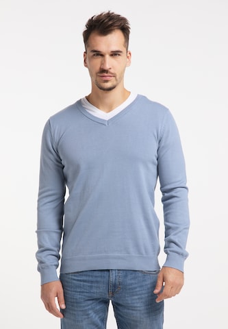 Pull-over RAIDO en bleu : devant