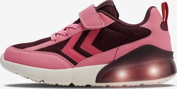 Hummel Sneakers in Rood: voorkant