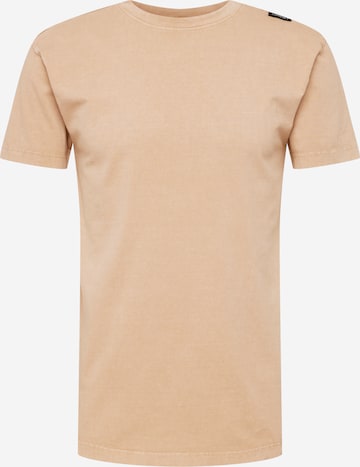 BE EDGY T-Shirt in Braun: predná strana