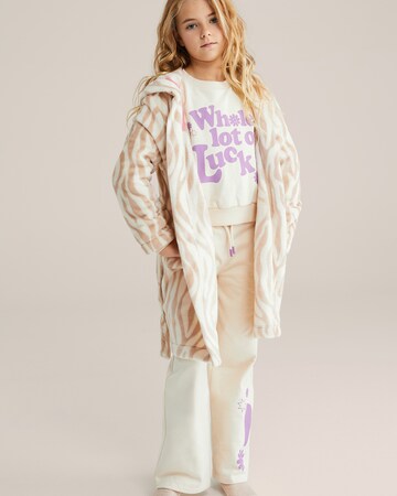 WE Fashion Koupací plášť – béžová