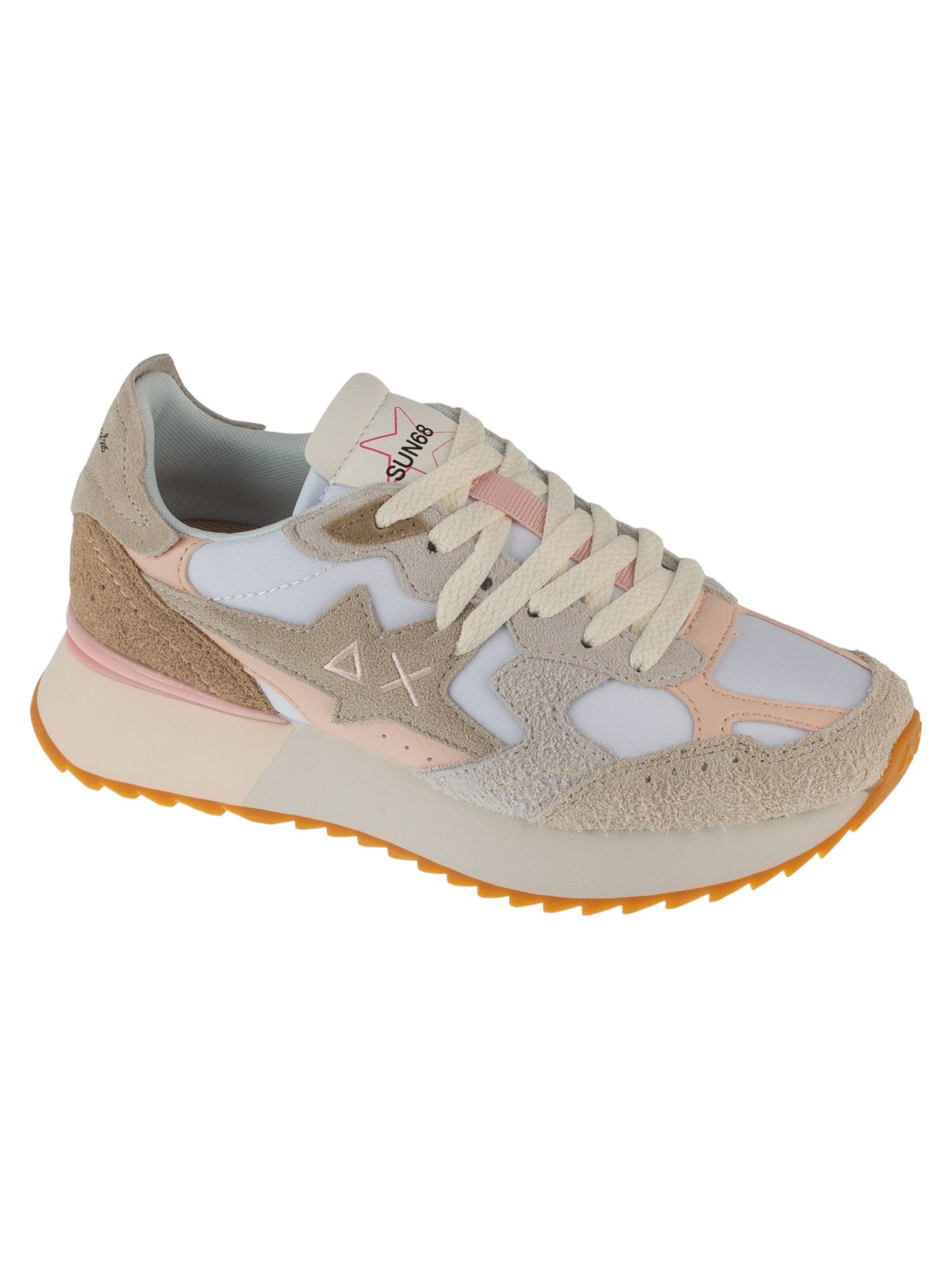 SUN68 Sneakers laag 'SUN68 Stargirl Multicolor Option' in Wit: voorkant
