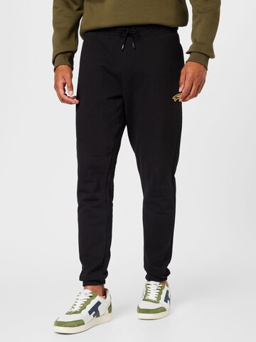 Tommy Jeans Tapered Broek in Zwart: voorkant