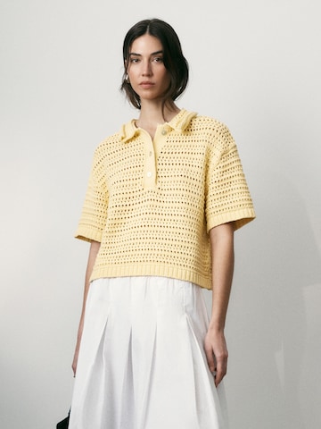 Bhoem Pullover in Gelb: Vorderseite